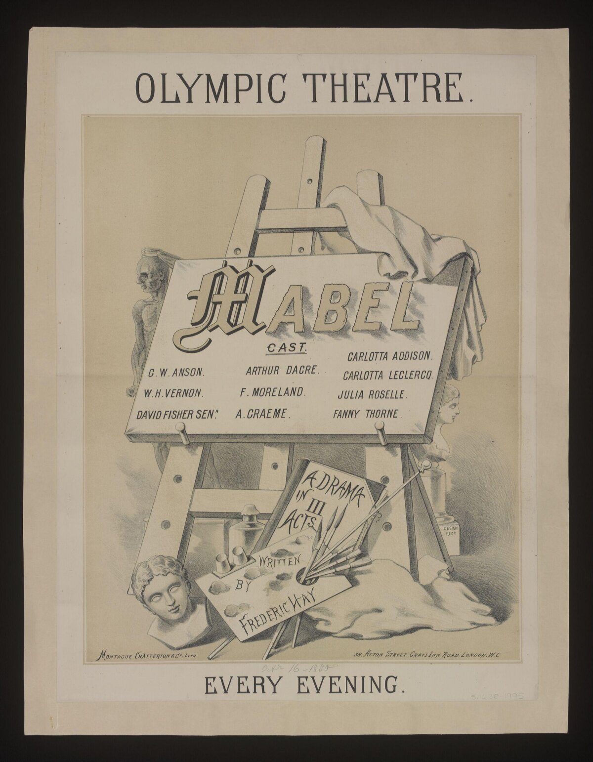 Olympic Theatre Mabel Play Poster