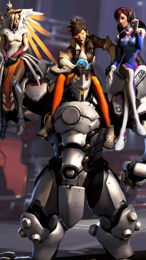 Overwatch Heroes Funny Group Pose