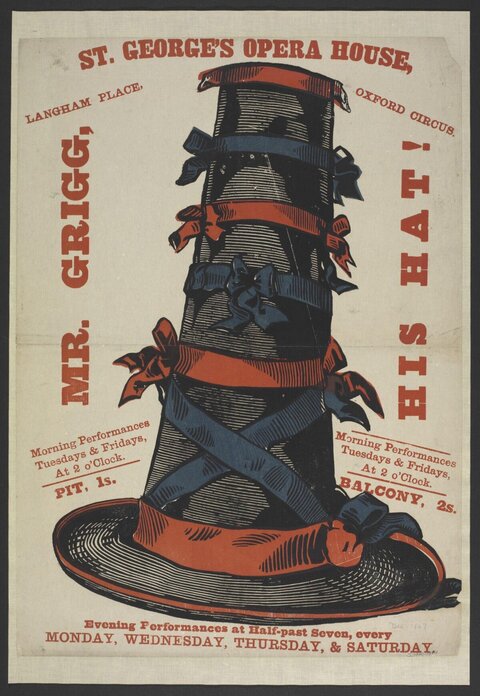 Mr. Grigg His Hat Theatre Poster