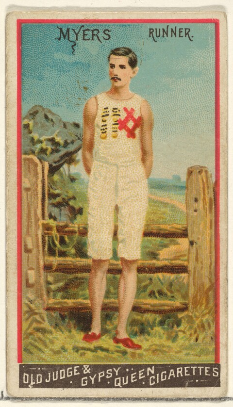 Runner Myers Vintage Cigarette Card