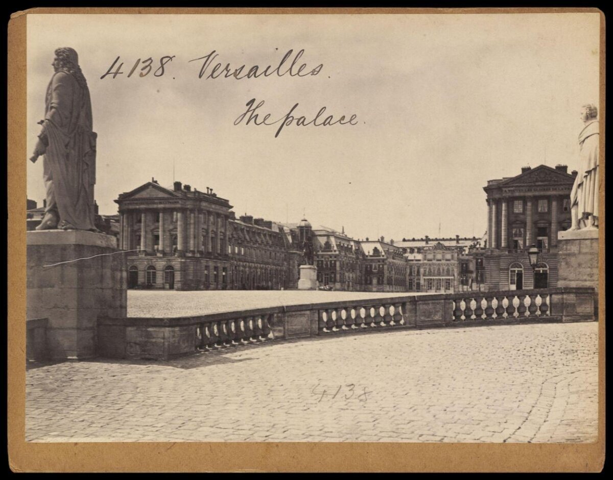 Vintage View of Versailles Palace