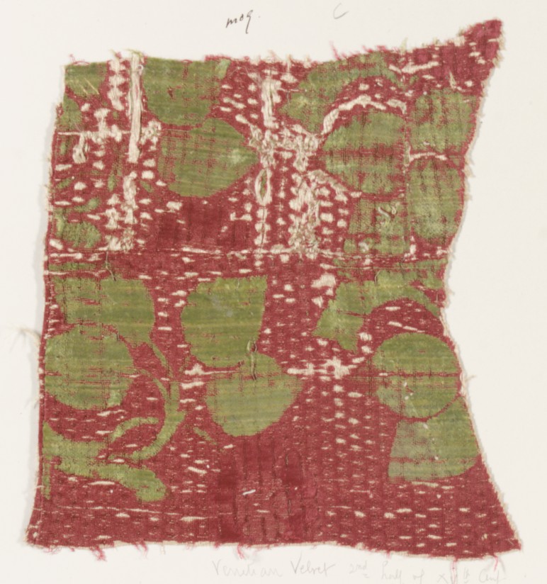 Venetian Velvet Textile Fragment