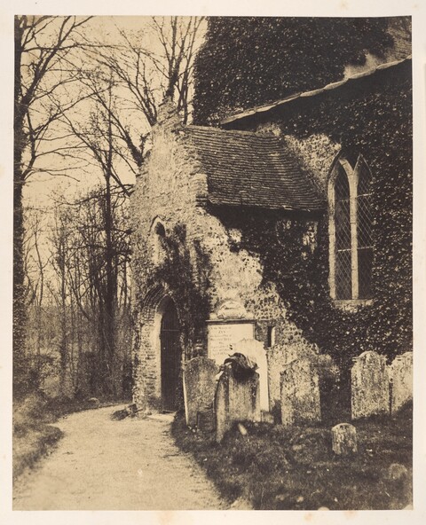 Old Churchyard with Gravestones