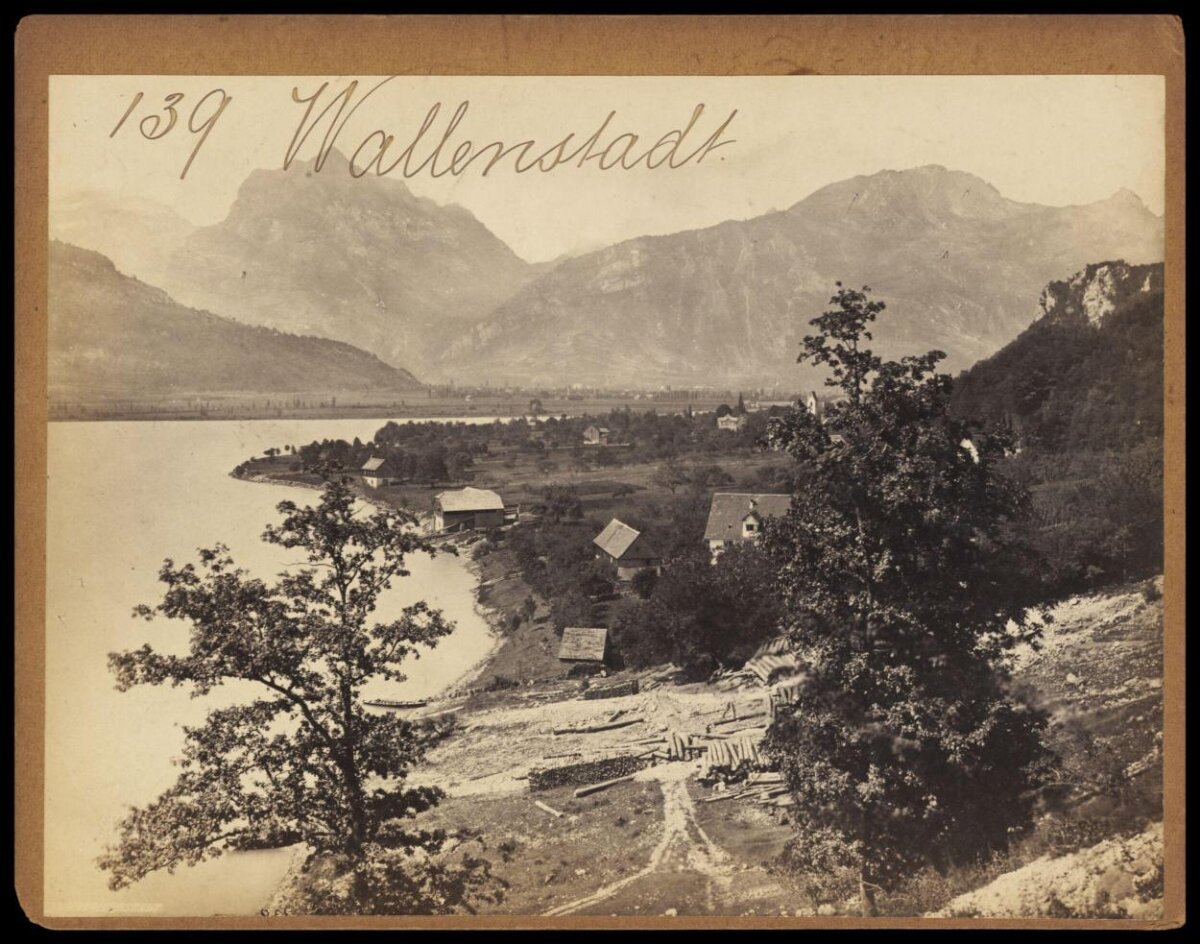 Vintage View of Walenstadt