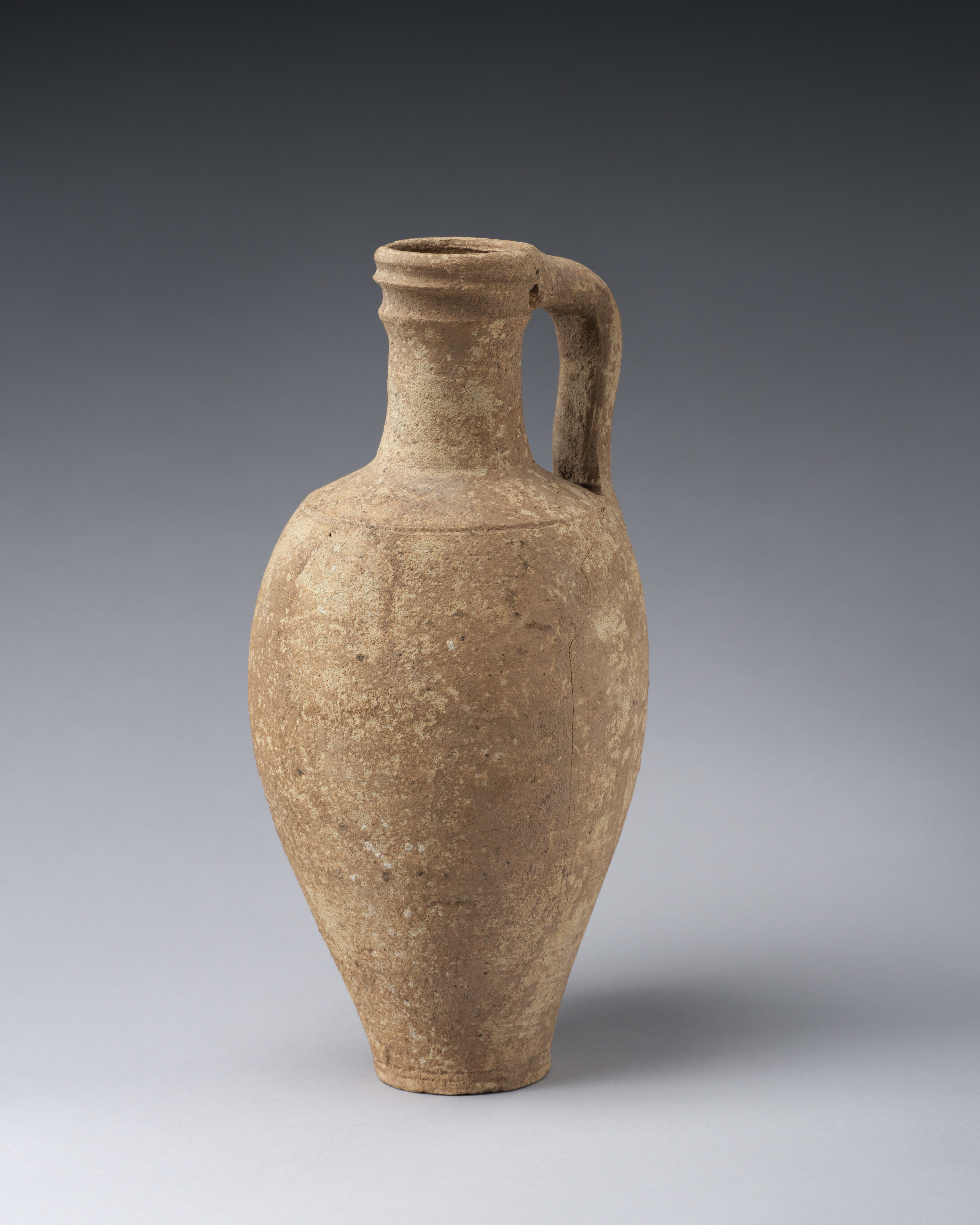 Ancient Single-handled Pottery Bottle