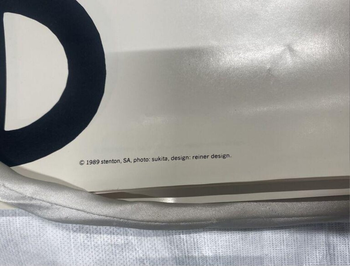 Printed Copyright Text on Paper