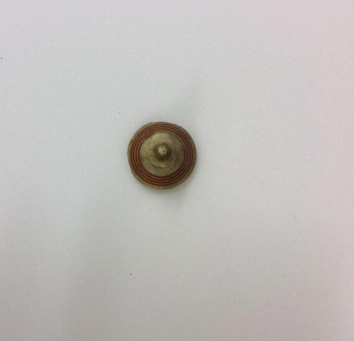 Vintage Wooden Spinning Top — White Backgrounds