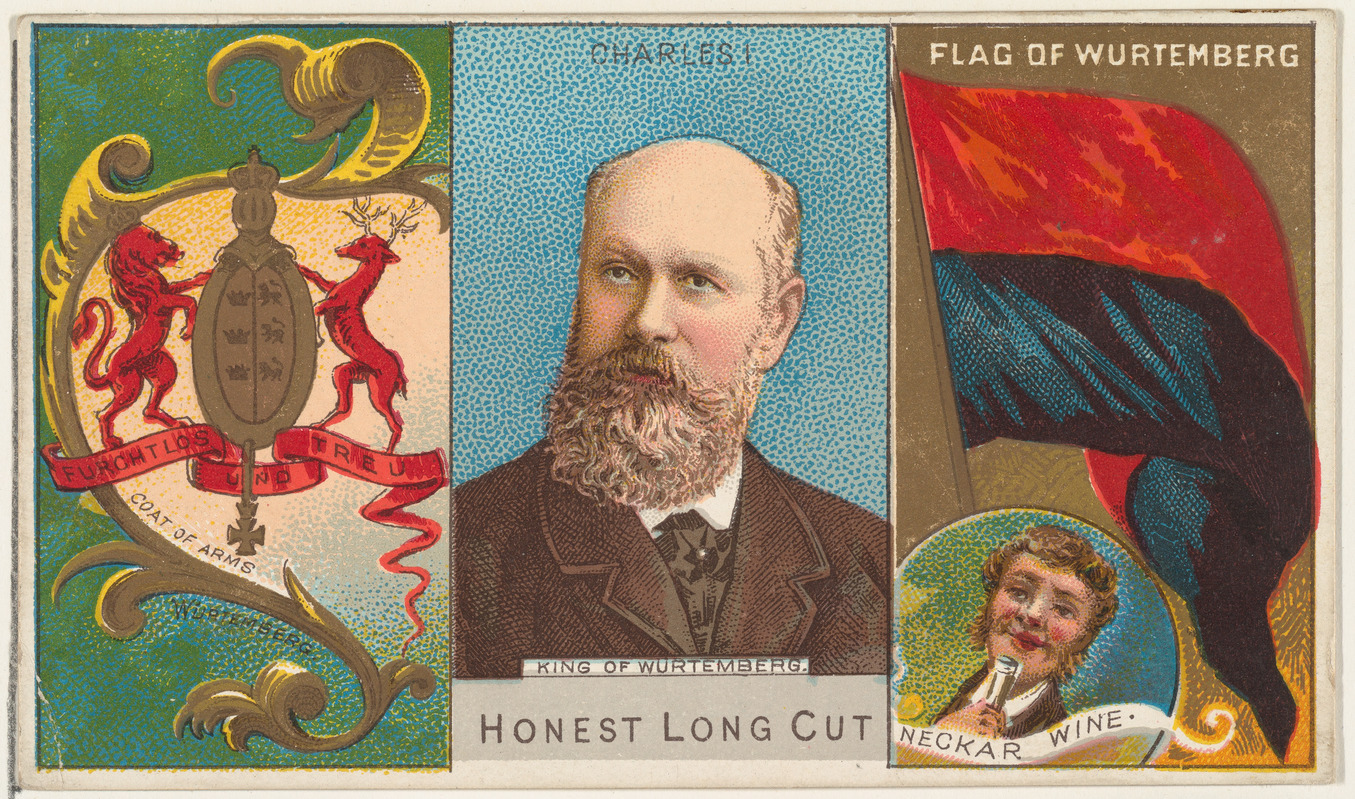 Charles I of Wurtemberg Tobacco Card