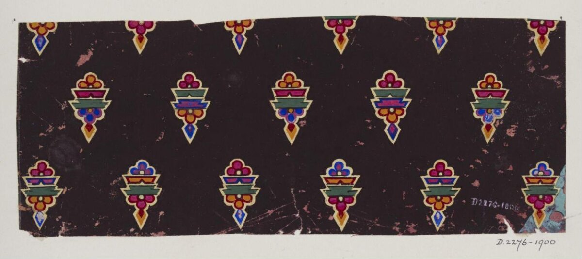 Vintage Geometric Textile Pattern