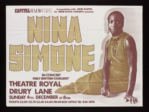 Nina Simone Concert Poster
