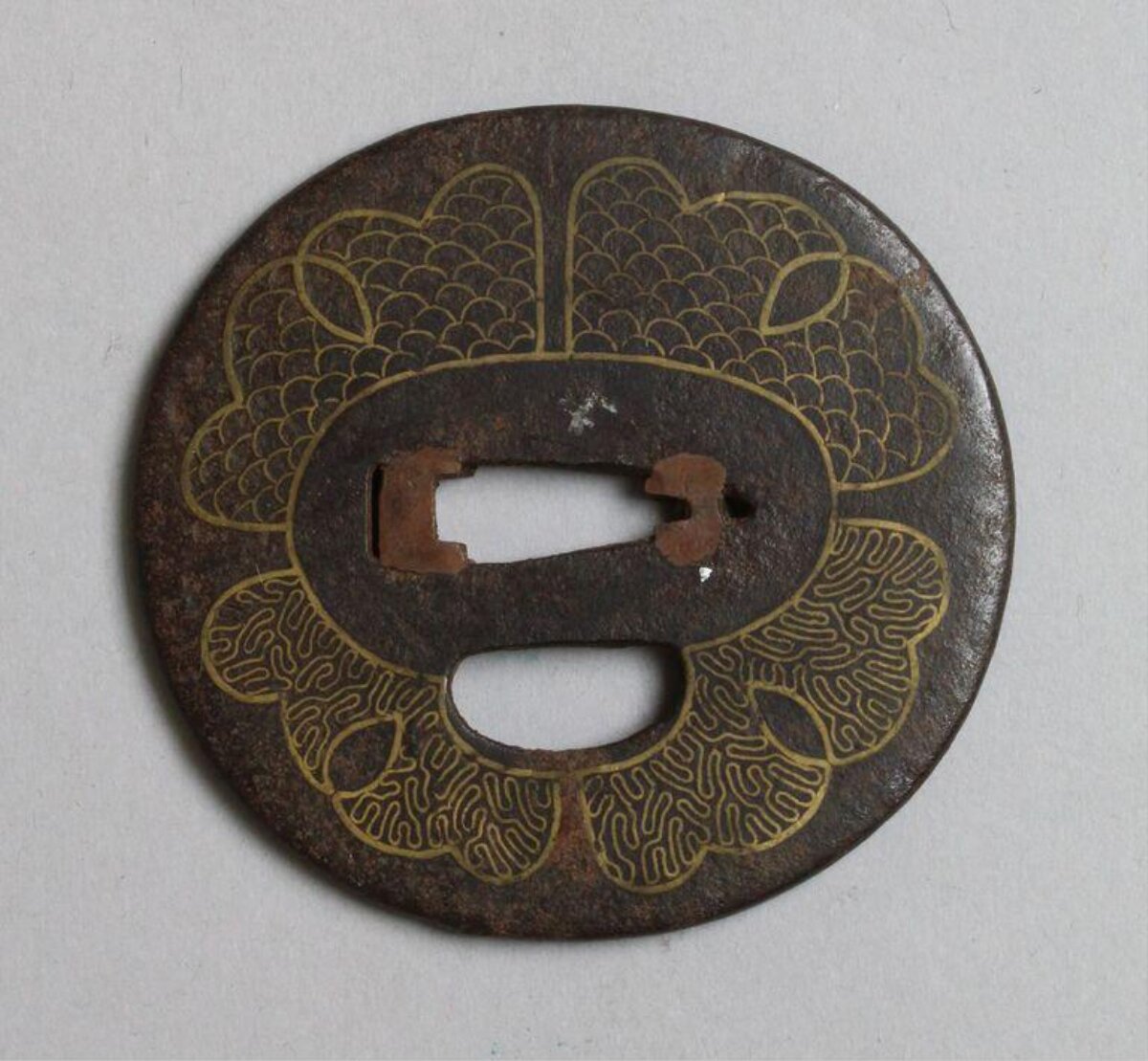 Antique Iron Japanese Sword Guard