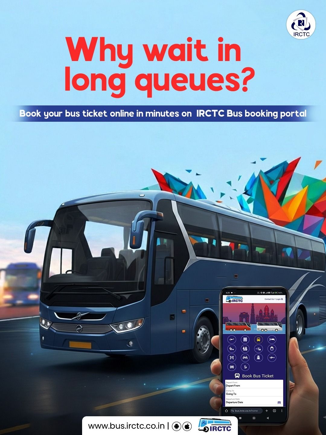 IRCTC Online Bus Booking Ad