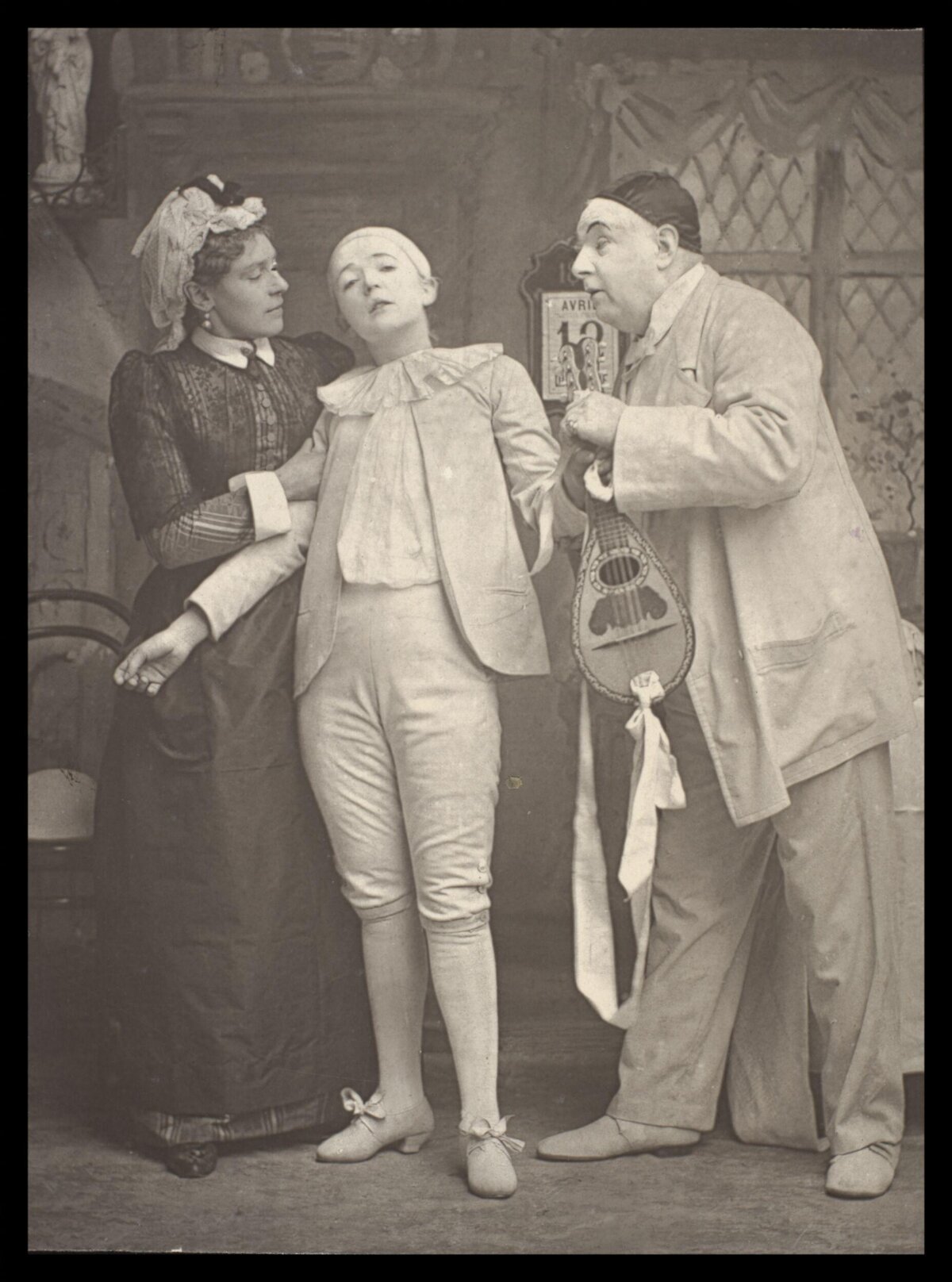 Vintage Theatrical Performance Scene