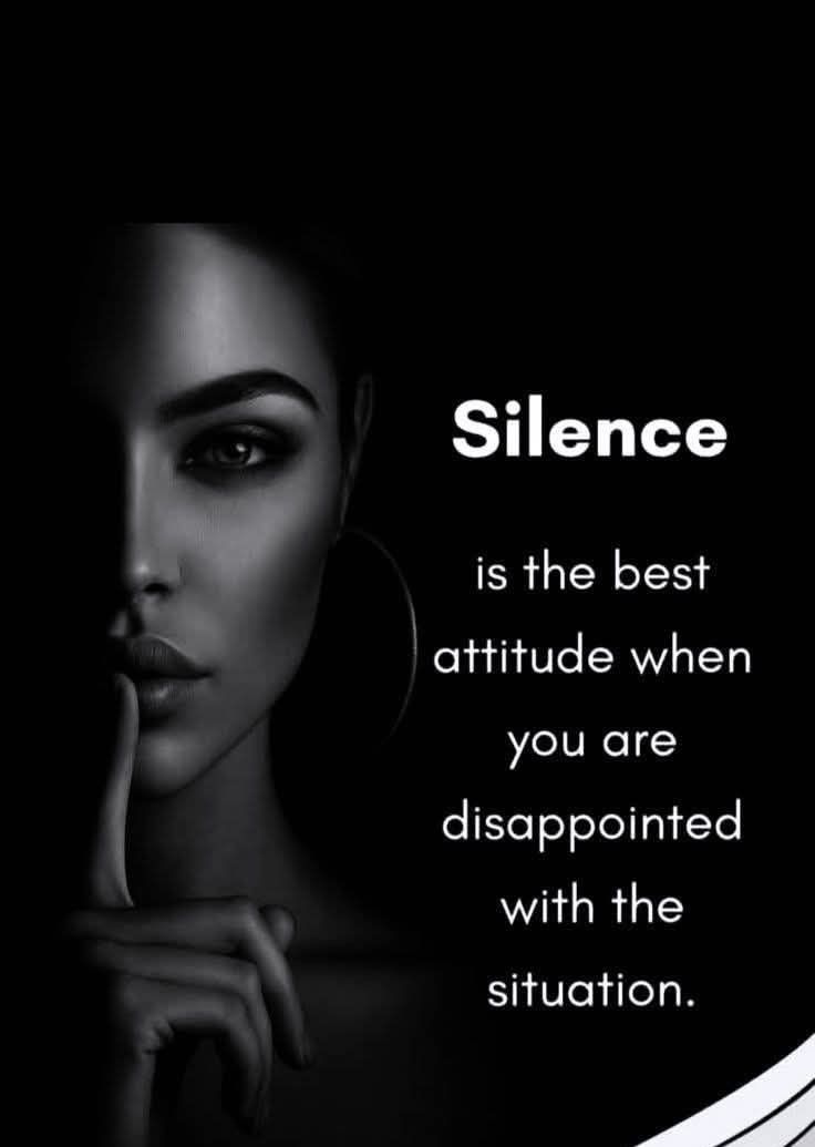 Silence Quote About Disappointment