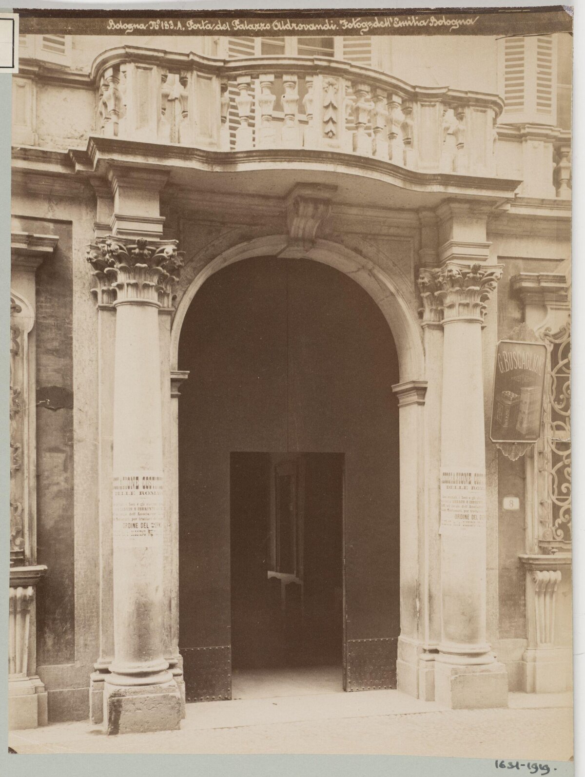 Palazzo Aldrovandi Entrance Bologna