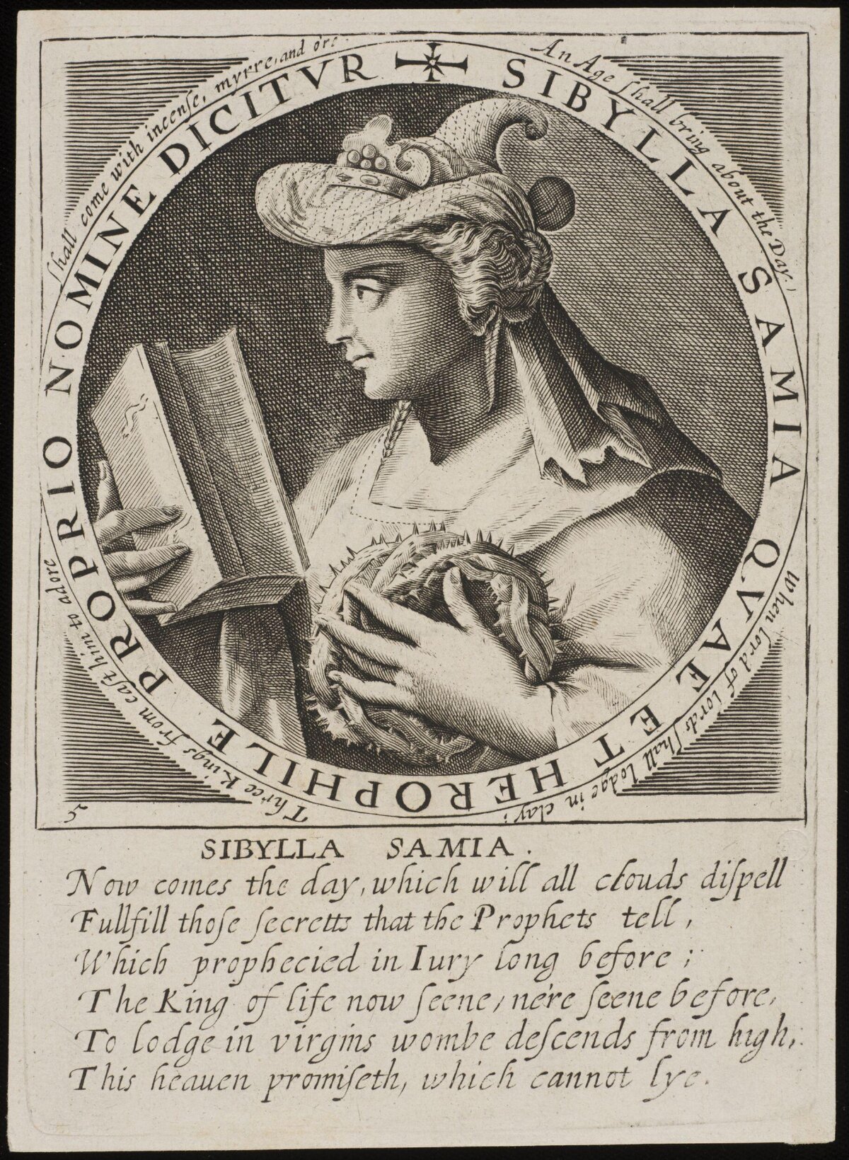 Engraving of Samian Sibyl