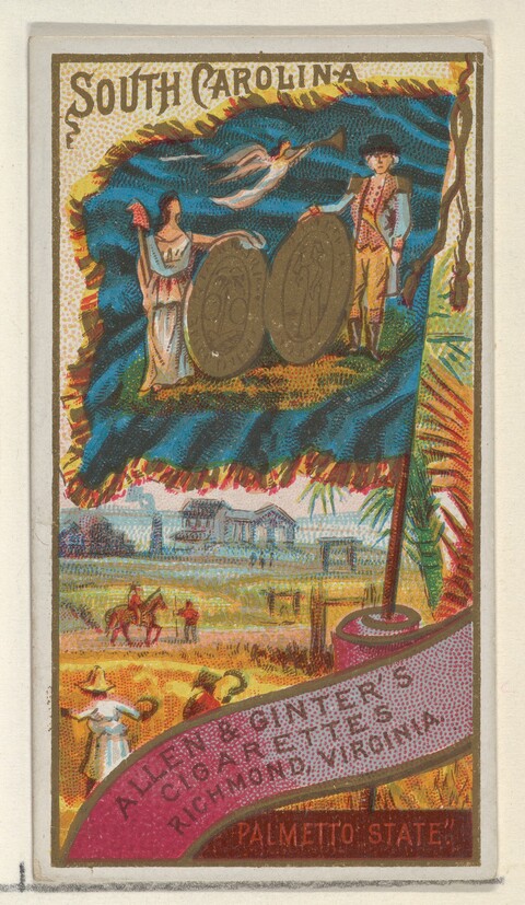 South Carolina Vintage Cigar Card