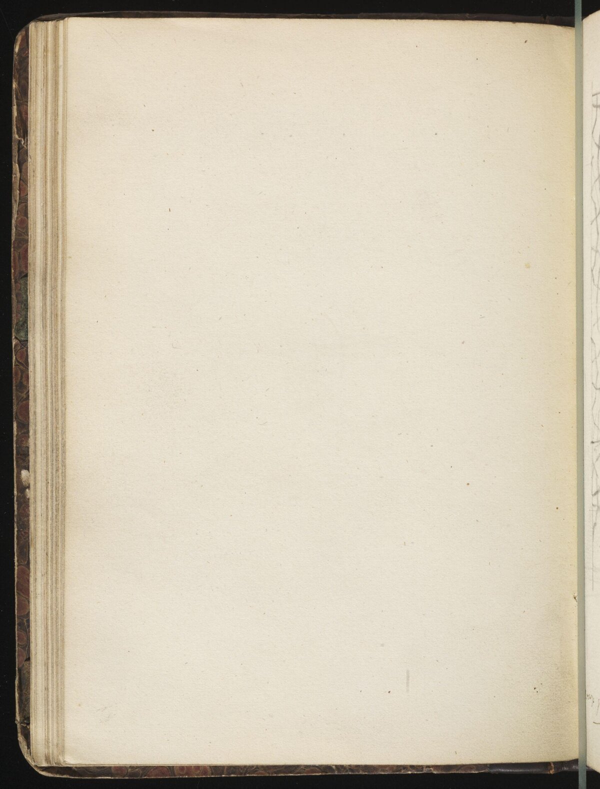 Blank Page of an Old Notebook — White Backgrounds