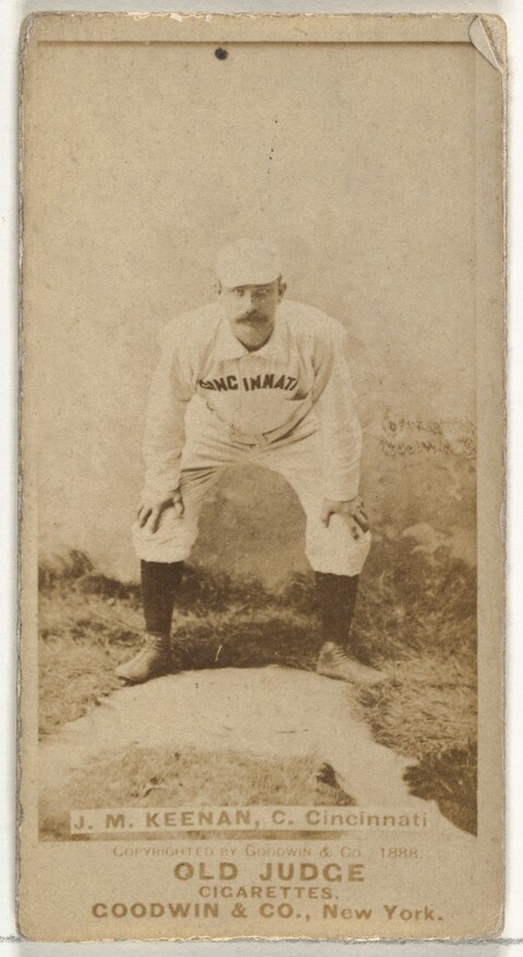 1888 Cincinnati Baseball Player Cigarette Card