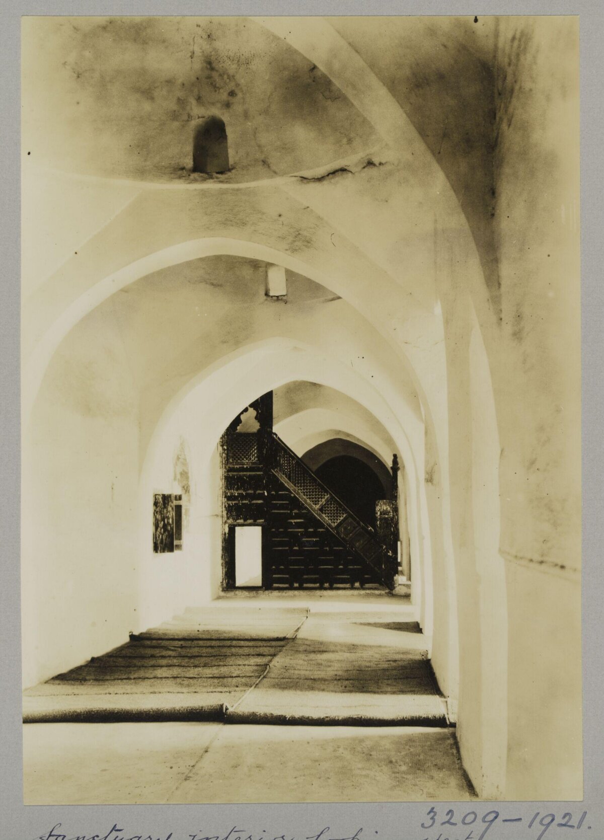 Vintage Sanctuary Arched Corridor Interior