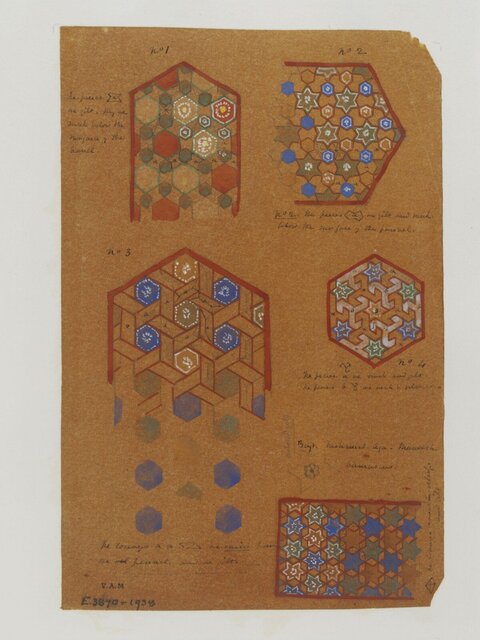 Hand-drawn Mosaic Pattern Designs