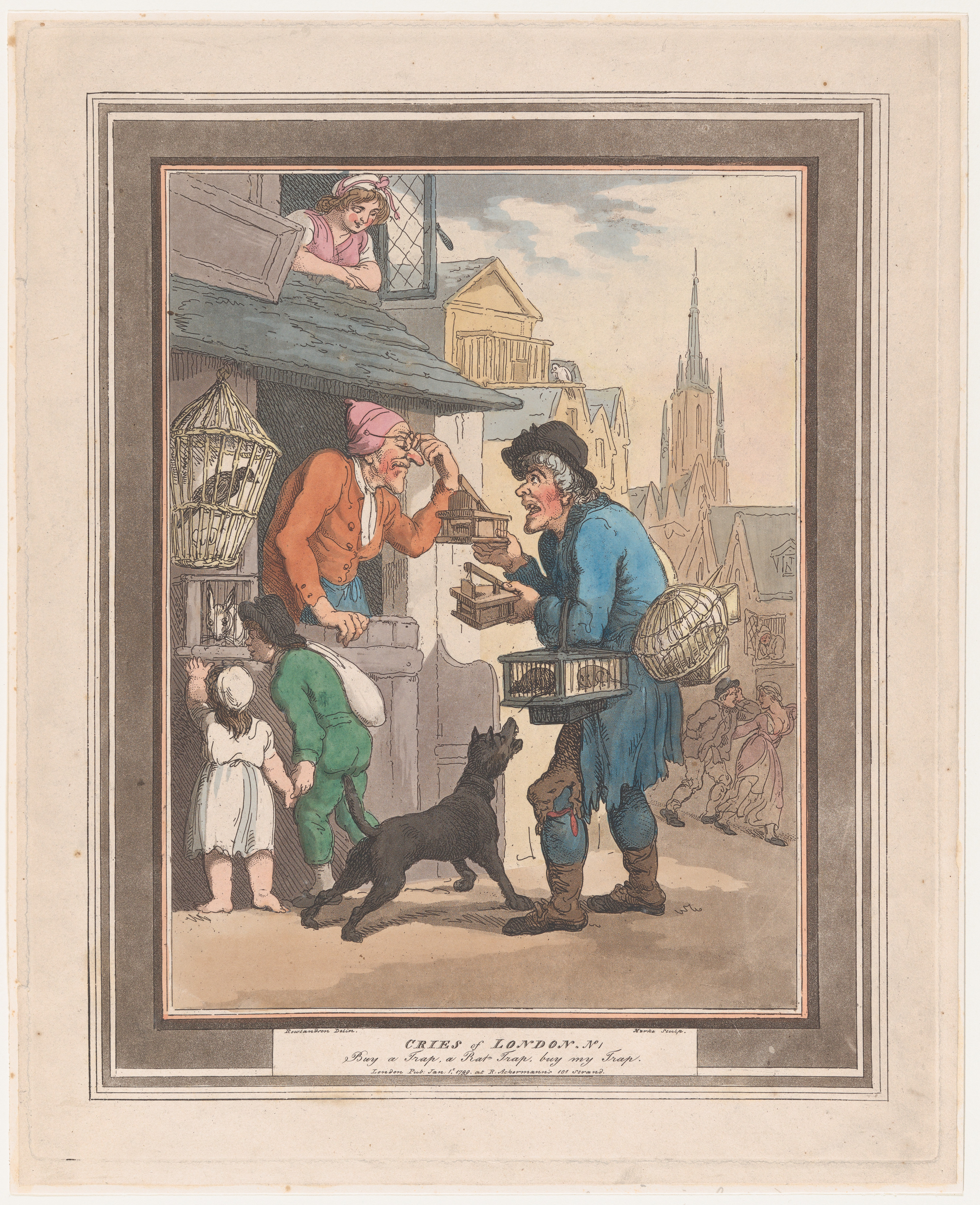 Rat Trap Seller in Old London