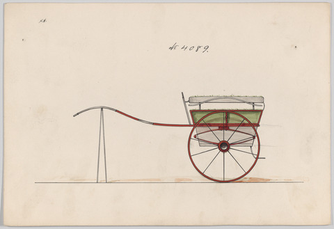 Hand Drawn Vintage Carriage Design