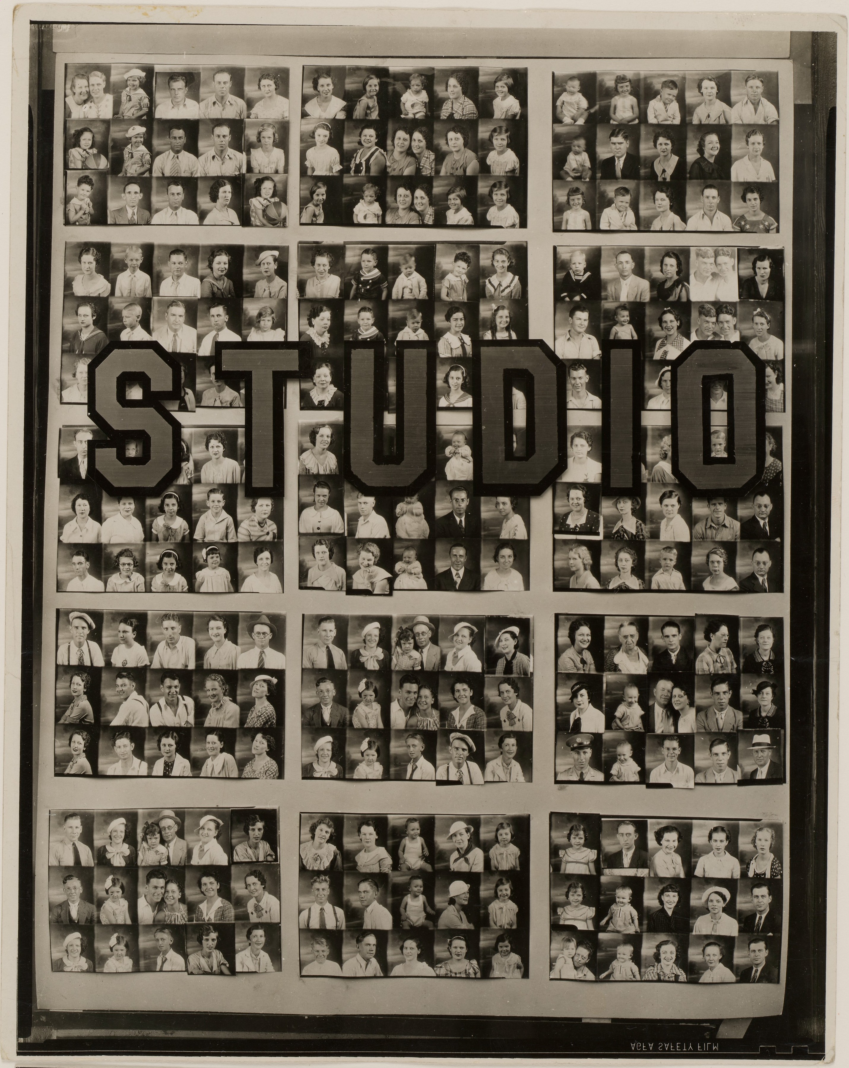 Vintage Studio Composite Portrait Photo