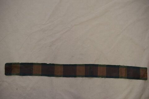 Vintage Plaid Textile Strip