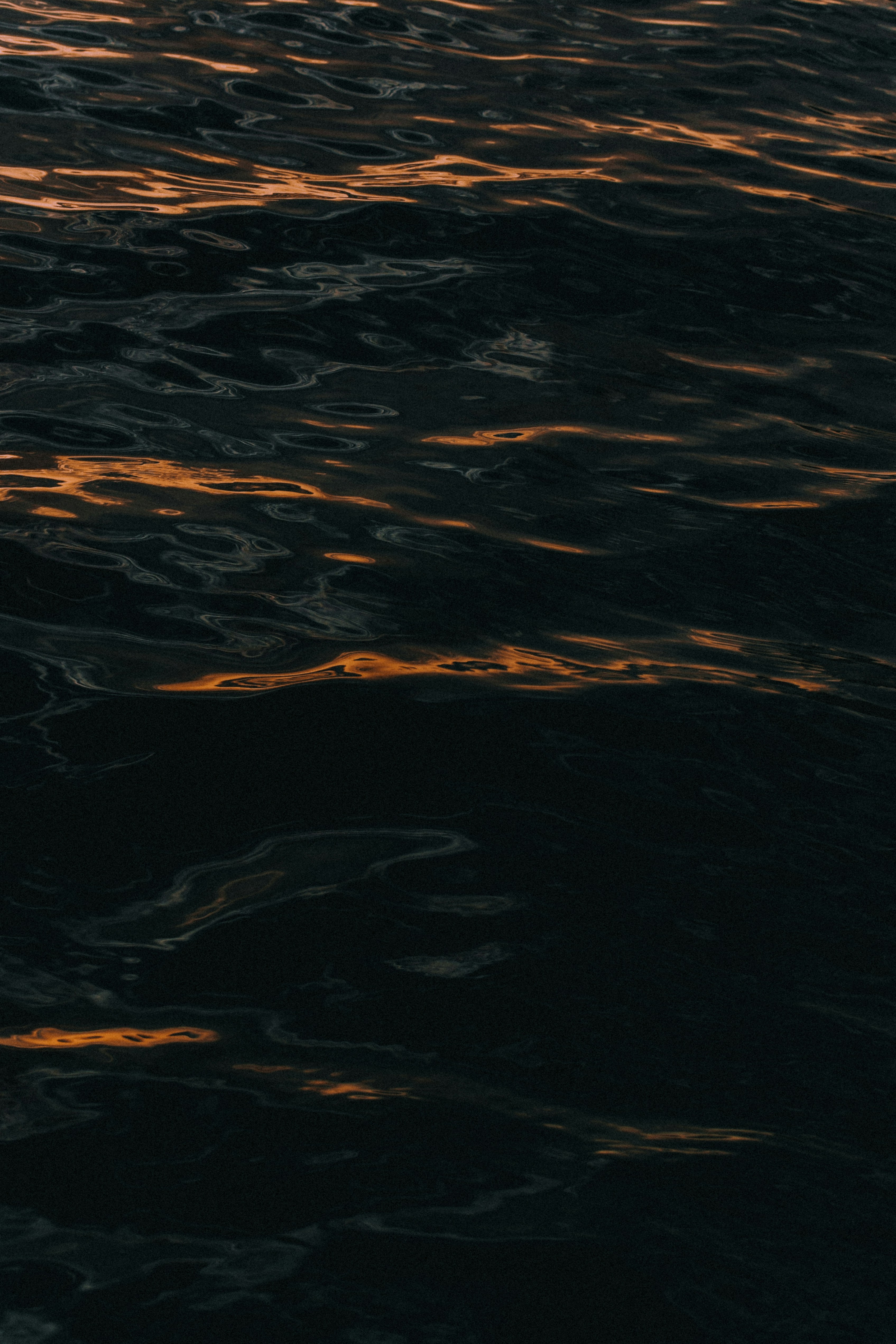 Golden Sunset Reflection on Water