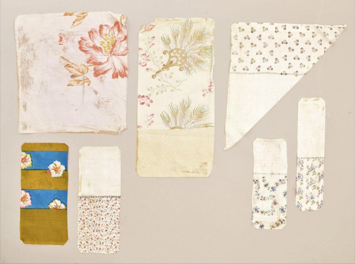 Vintage Printed Fabric Swatches