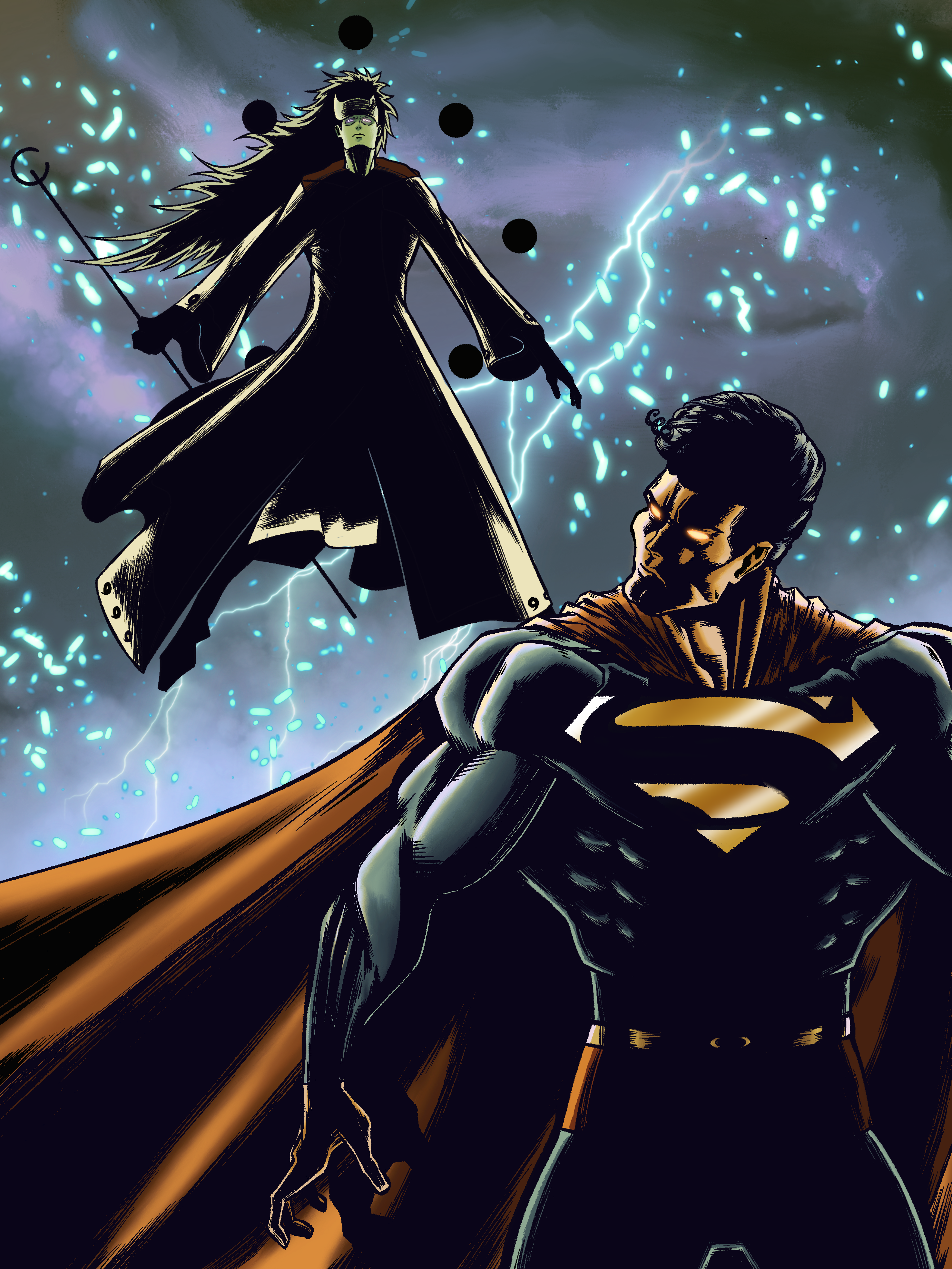 Superman Confronts Mysterious Villain