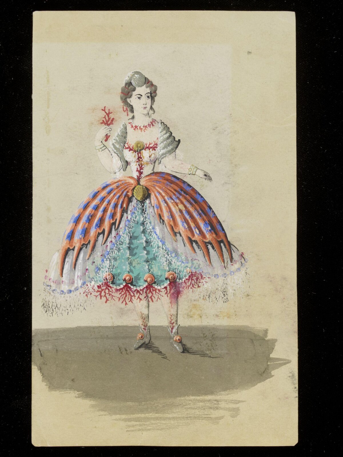 Ocean Themed Costume Design Sketch