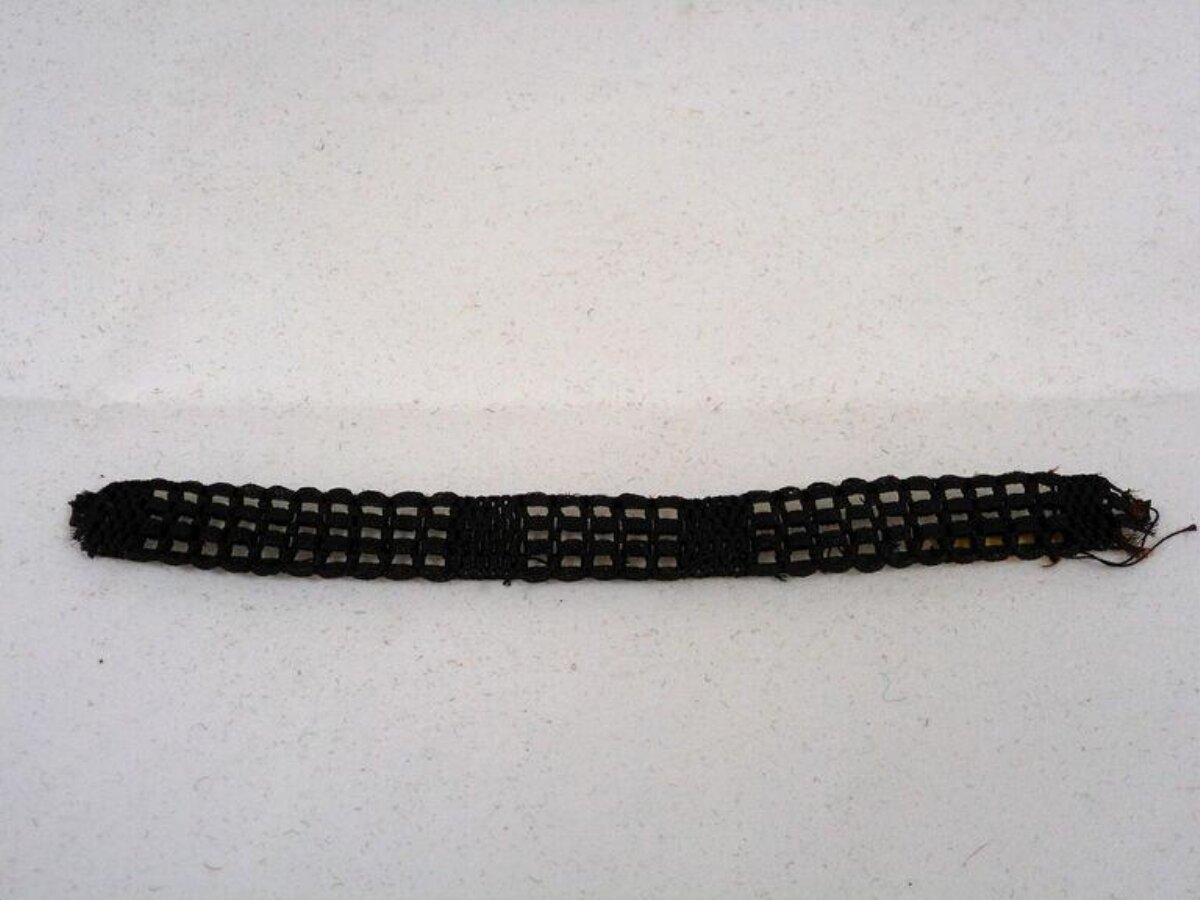 Black Woven Mesh Strap