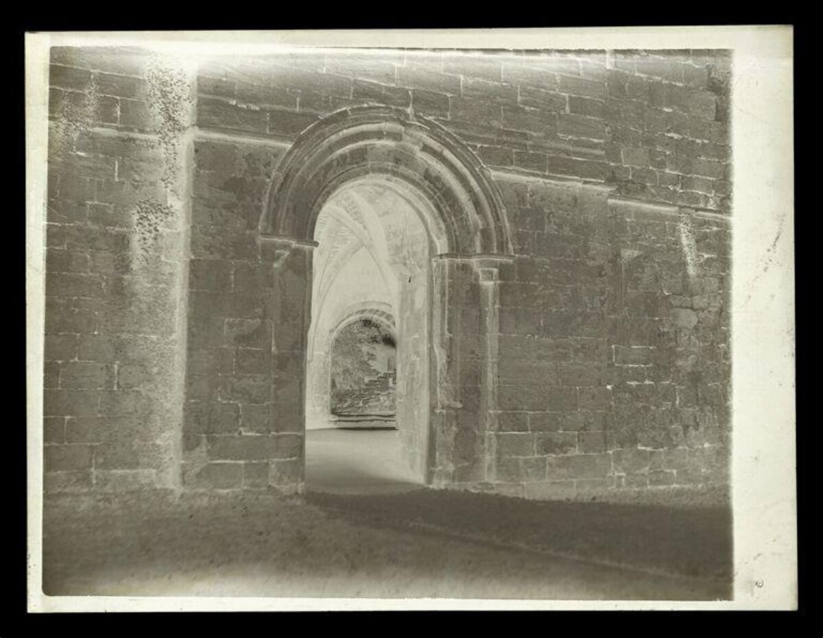 Vintage Stone Arched Passageway
