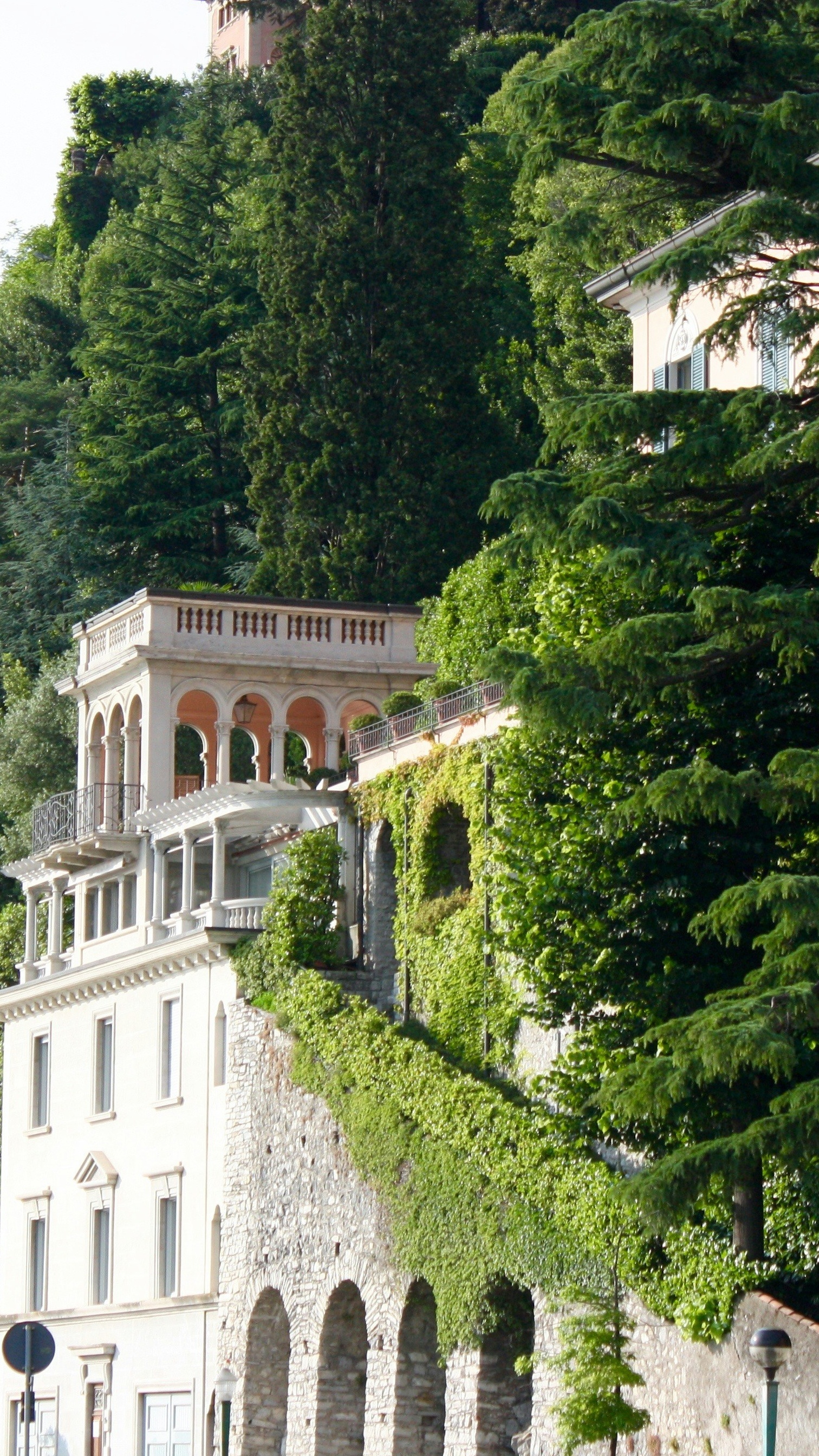 Hillside Villa Surrounded by Lush Trees