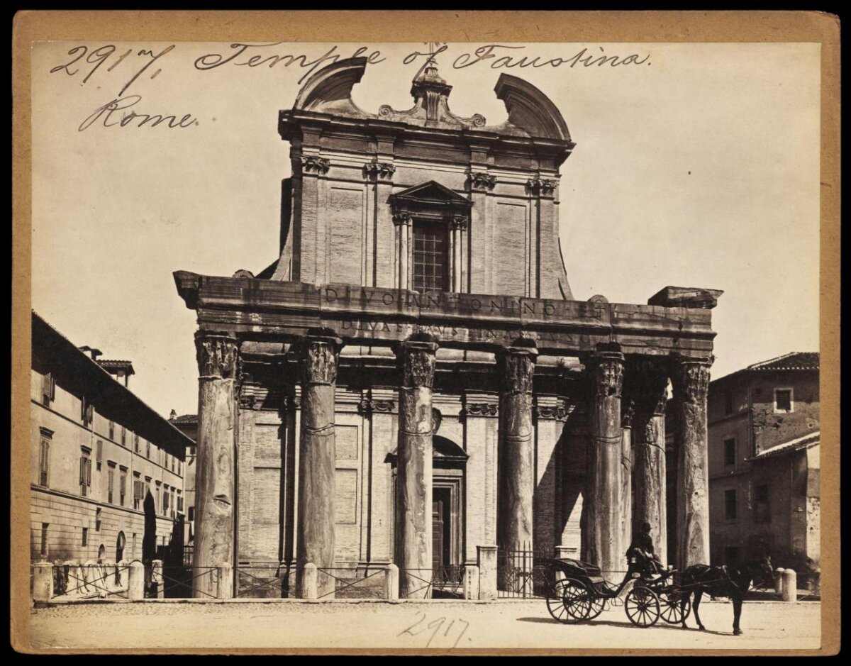 Temple of Faustina in Rome
