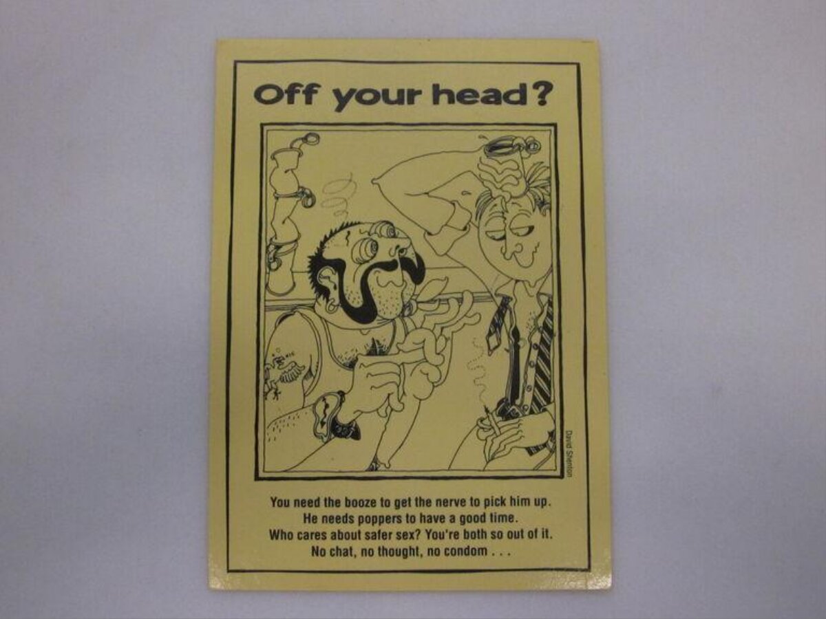 Vintage Off Your Head Safer Sex Pamphlet