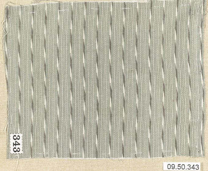 Striped Woven Fabric Swatch