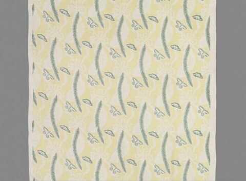 Yellow Nature Pattern Fabric