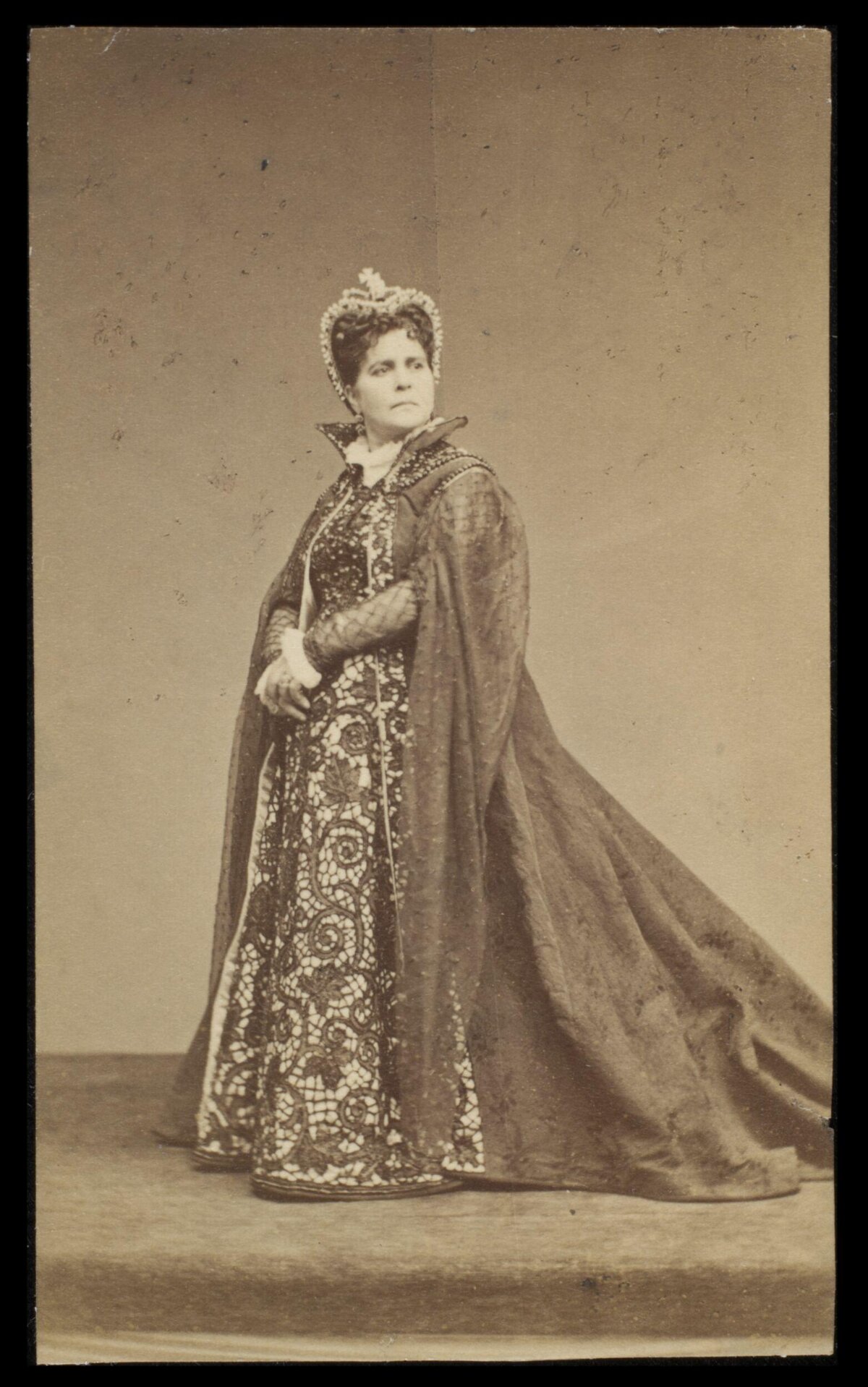 19th Century Actress in Royal Stage Costume
