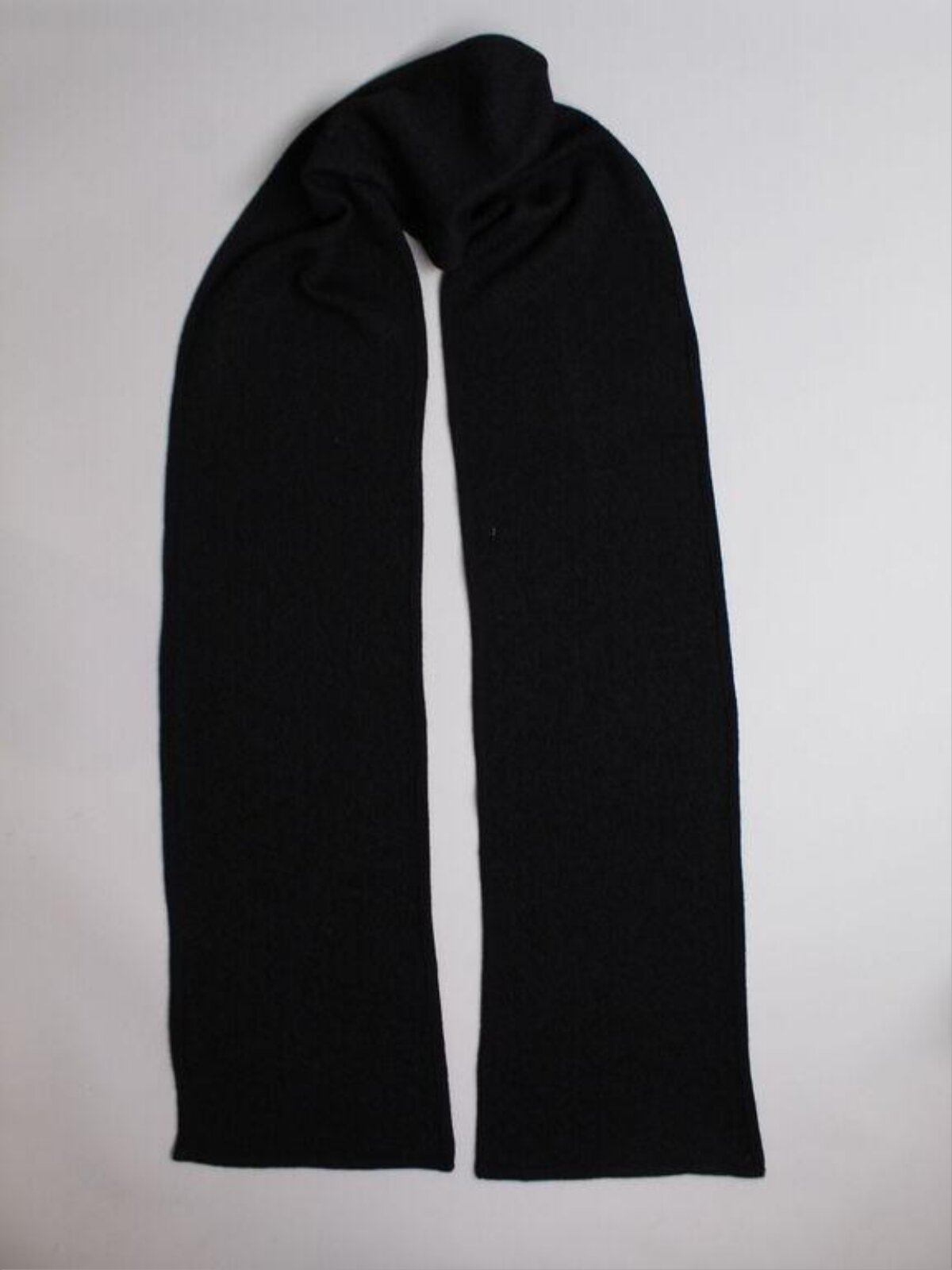 Black Knitted Scarf