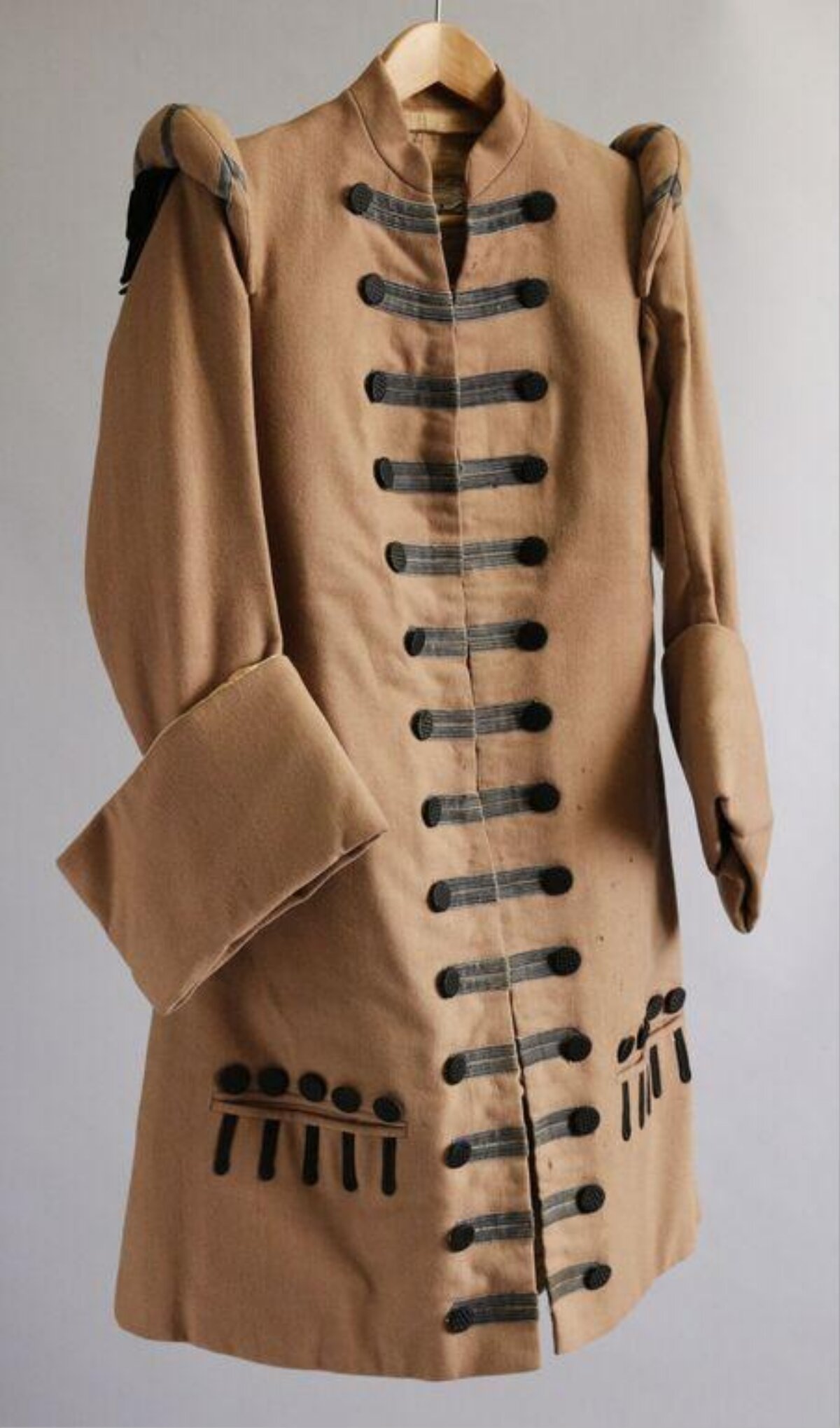Vintage Camel Military Long Coat