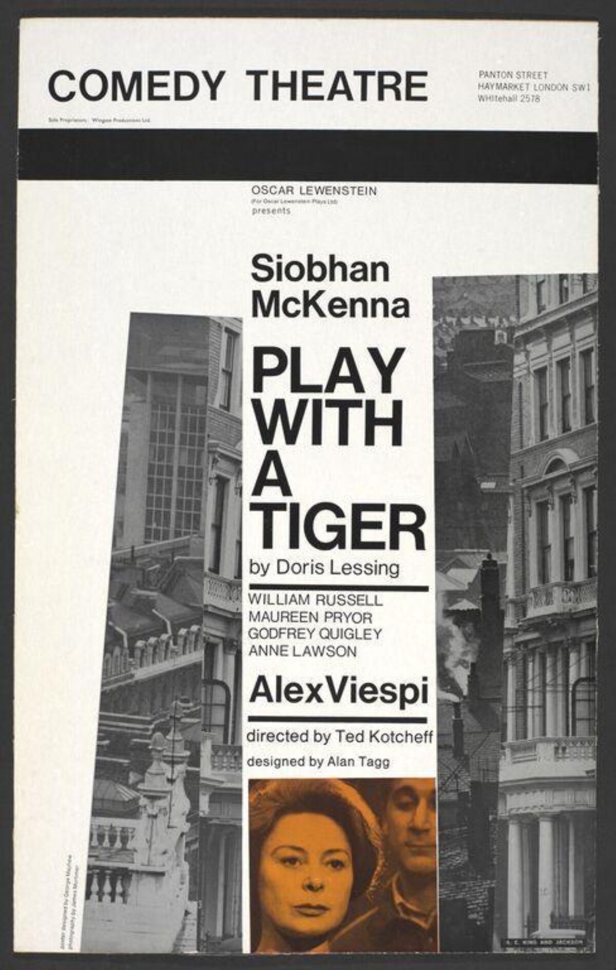 Play With A Tiger Theatre Poster