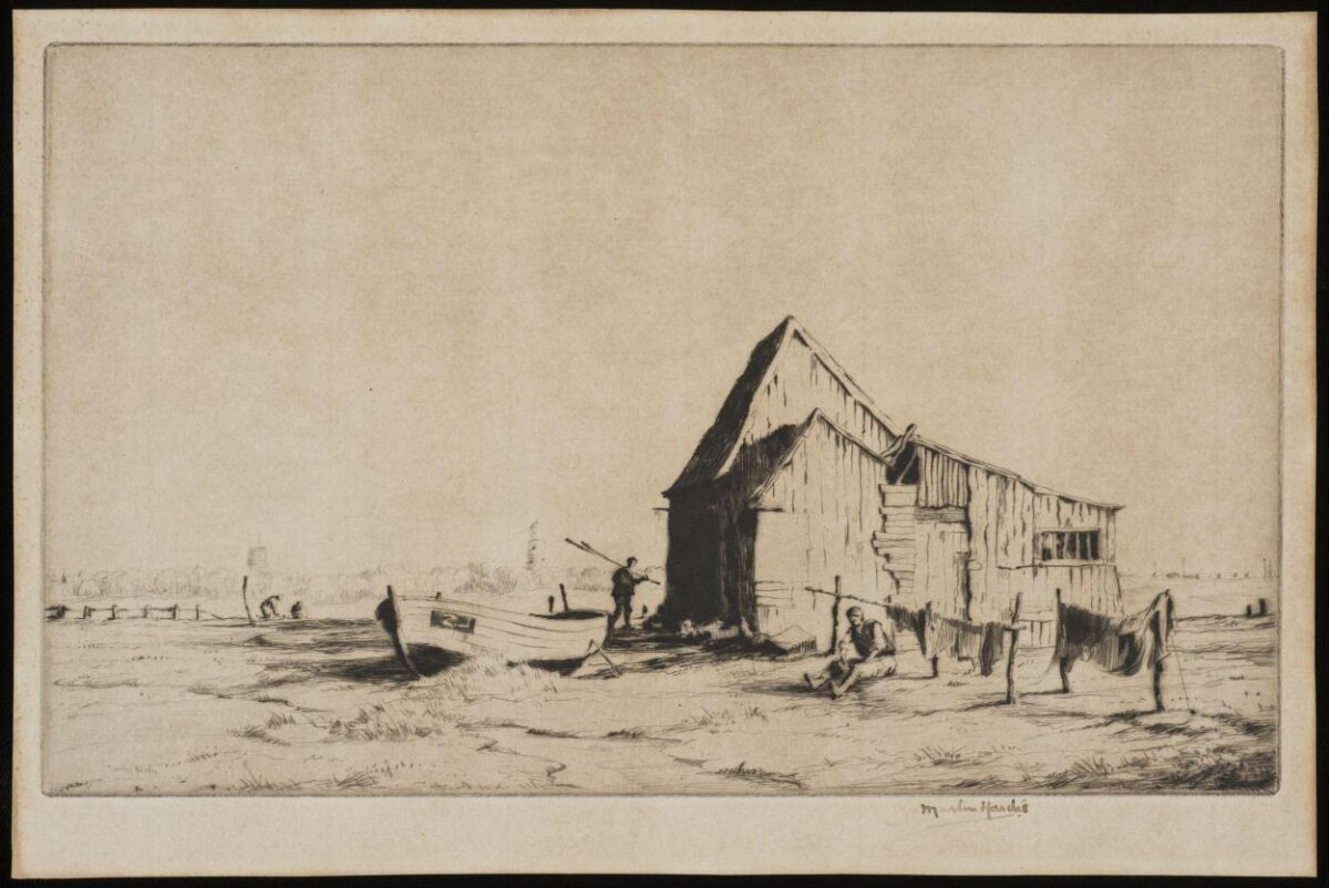Boathouse on Dry Shore