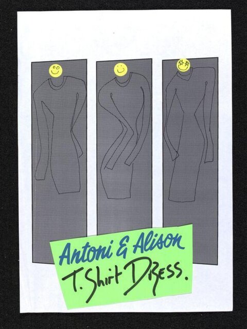 Antoni & Alison T-Shirt Dress Sketch