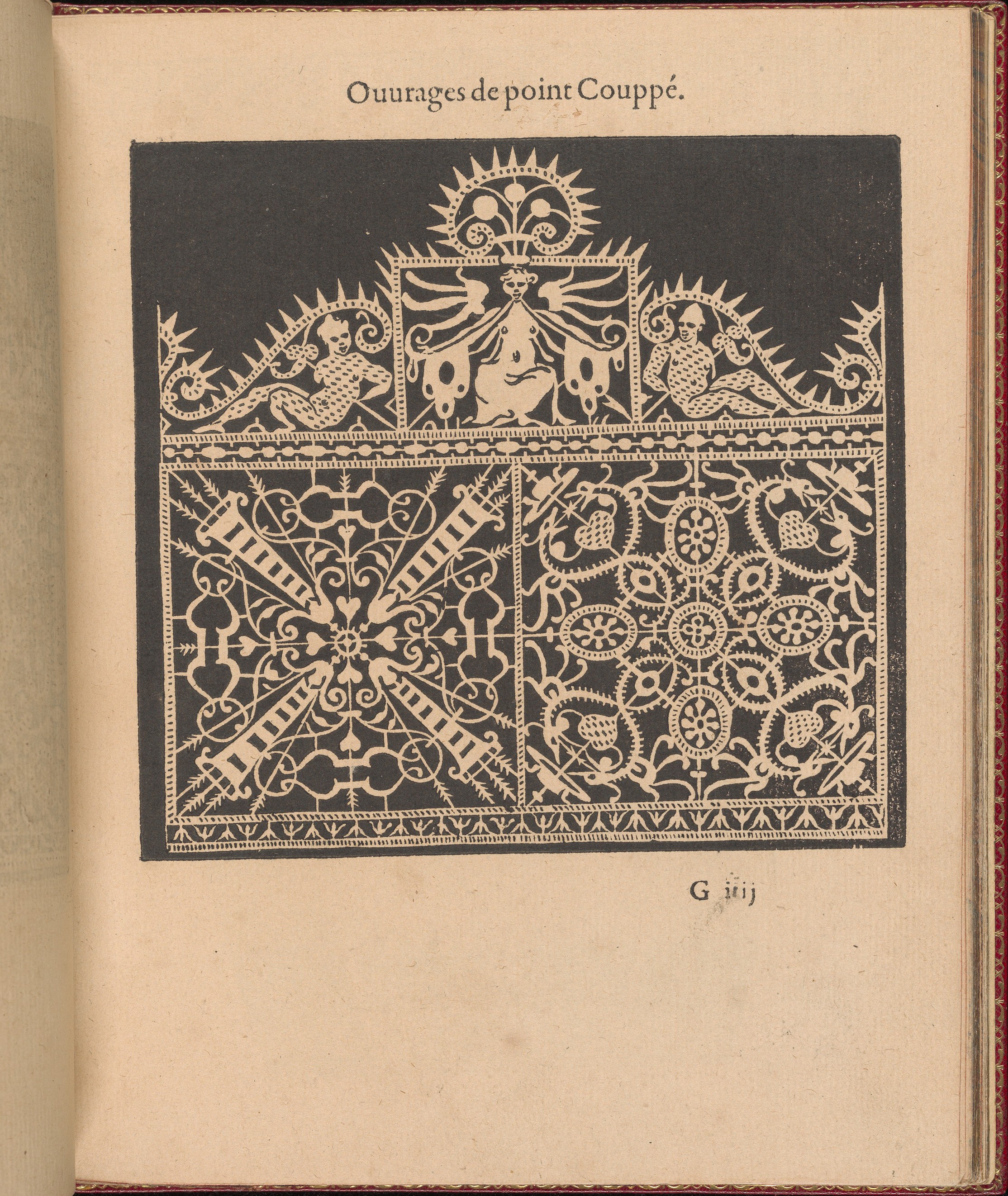 Antique Cutwork Embroidery Pattern