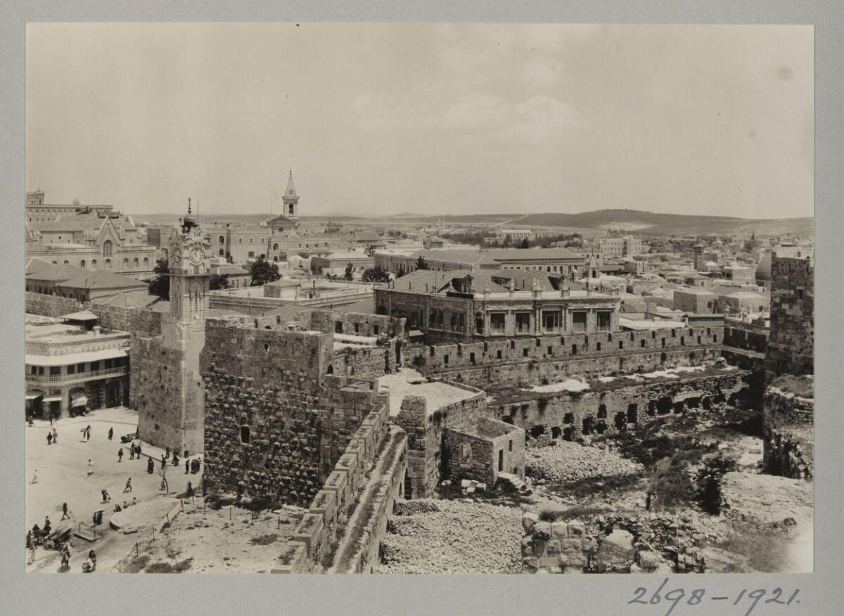 1920s Jerusalem Old City View
