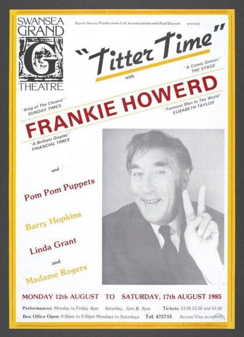 1985 Frankie Howerd Titter Time Poster