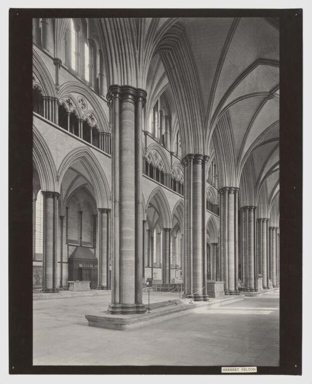 Gothic Cathedral Nave Interior